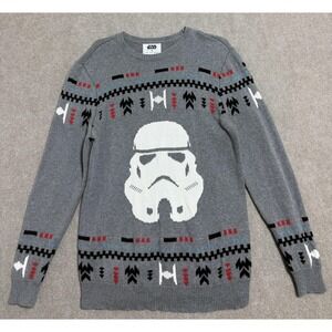 Star Wars Sweater Mens Medium Stormtrooper On The Byas‎ Pullover Sci-Fi